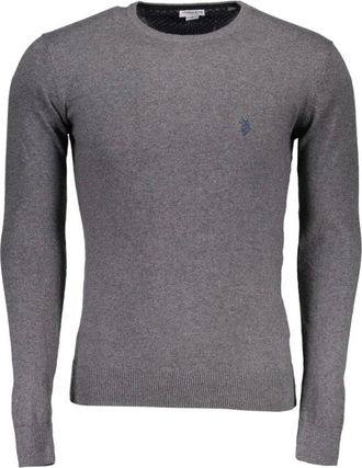 U.S.Polo Association U.s. Polo Assn., Heren, Truien, Grijs, Maat: 3XL Katoen