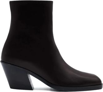 Giaborghini Stivaletti Tayl con tacco largo - Marrone