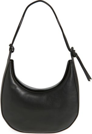 Reformation Medium Rosetta Shoulder Bag in Black Leather at Nordstrom
