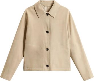 Woolrich Giacca in pelle scamosciata - Toni neutri