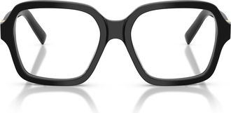 Miu Miu 0mu 03yv Oversized Square Frame Black Acetate Sunglasses