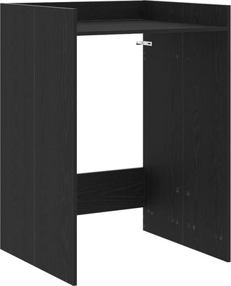 vidaXL Armario Para Lavadora Roble Negro 67,5 X 62 X 97 Cm Vidaxl