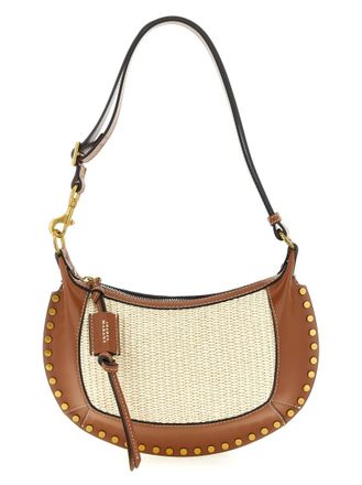 Isabel Marant Beige Oskan Moon Medium Shoulder Bag