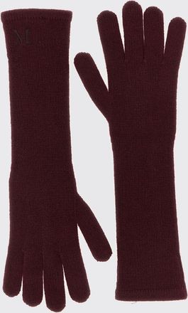 Max Mara Gloves MAX MARA Woman color Burgundy