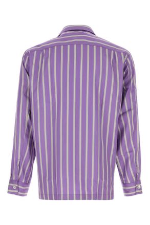 Tom Ford Hxh012fms111 Rra Burgundymulticolor Silk Camicie Shirt