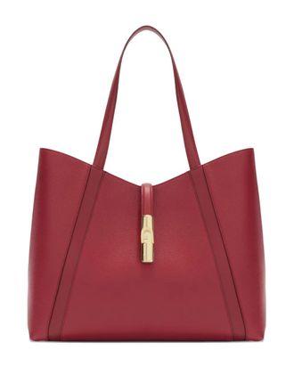 Furla large Goccia tote bag - women - Calf Leather - One Size - Red