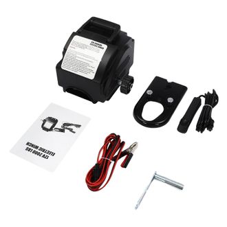 OEM Cabrestante El&eacute;ctrico, 12 V, Con Doble Control, Color Negro