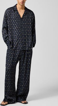 CMMN SWDN Mens Blurry eyes satiny pant