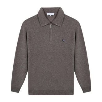 Maison Labiche Delepine Patch Coeur - Heren - Tops - Grijs - Maat: L Wol