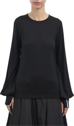 Yohji Yamamoto Mujer, Camisetas, Negro, Talla: S
