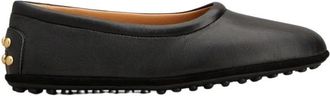 Tod's Gommini Ballet Flat - Dames - Ballerinas - Zwart - 39 EU - Leer - Schoenen