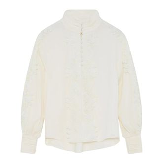 Gustav Annsofie Blouse - Blouses & Shirts - Mujer - Blanco - M