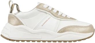 Alexander Smith Eco-Dover Woman White Gold - Dames - Sneakers - Wit - 39 EU - Katoen - Schoenen
