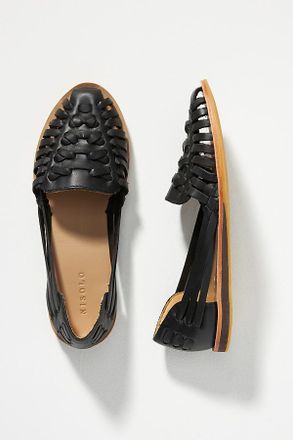 Anthropologie Nisolo Woven Leather Sandals