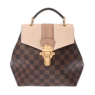 Louis Vuitton Brown Cream Damier Canvas Backpack (Pre-Owned)