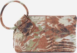Hobo Womens Sable Printed Clutch Bag In Coastal Canyon