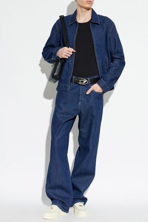 Diesel 2001 D-MACRO Jeans, Mens, Navy Blue