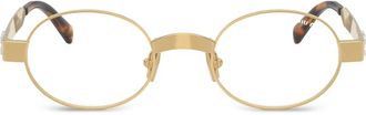 Miu Miu Oval-frame Glasses
