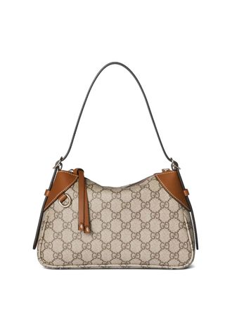 Gucci Katoenen schoudertas - Beige