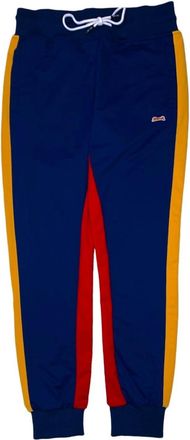 Le TIGRE Mens Patterned Jogger In Navy/gold