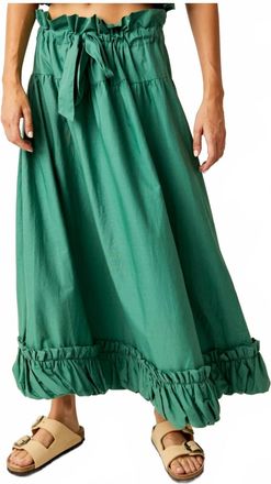 Free People Favorite Part Midi Skirt In Mermaid
