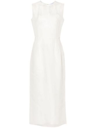 Gabriela Hearst Abito midi Maslow - Toni neutri