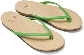 beek Sunbeam Flip Flop in Palm/raffia at Nordstrom, Size 10
