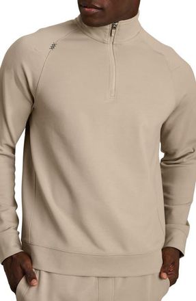 Rhone Dreamstate Quarter Zip Pullover in London Fog at Nordstrom, Size Xx-Large
