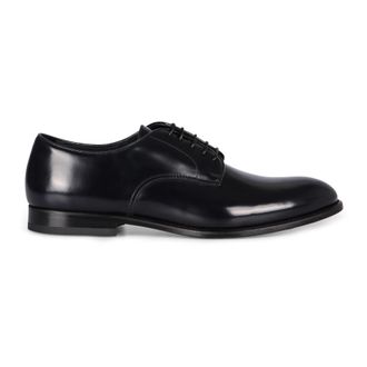 Doucal's Derby Veterschoen - Heren - Nette schoenen - Blauw - 41 EU - Leer - Schoenen