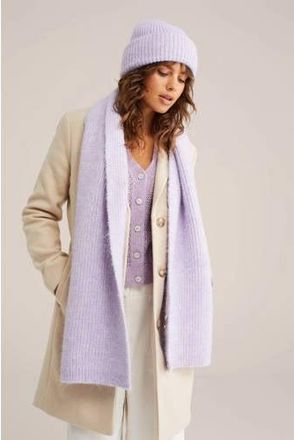 WE Fashion sjaal lila