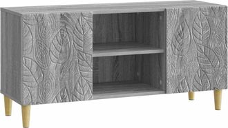 vidaXL Mueble De Tv 102 X 34,5 X 50 Cm Sonoma Gris Vidaxl