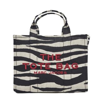 Marc Jacobs Tote Bags, female, Multicolor, Size: ONE SIZE The Zebra Medium Traveller Tote