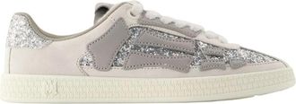 Amiri Glitter Pacific Bones Sneakers - Dames - Sneakers - Grijs - 38 EU - Leer - Schoenen