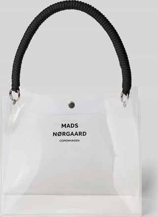 Mads Norgaard Handtasche mit Logo-Print Modell Craze Vinyl in Weiss, Gr&ouml;&szlig;e 1
