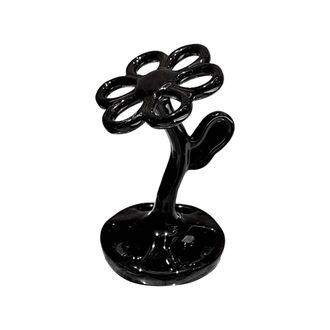OEM Estante Organizador Con Forma De Flor, Organizador De Ba&ntilde;o Para Cosm&eacute;ticos, Joyas Y Cepillos De Dientes, Color Negro