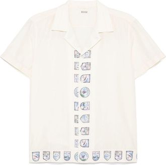 Bode Ski Season Shirt - Mens - Cotton/Silk