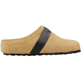 Yellow Stijlvolle Mules Schoenen - Dames - Schoenen - Bruin - Maat: 39 EU