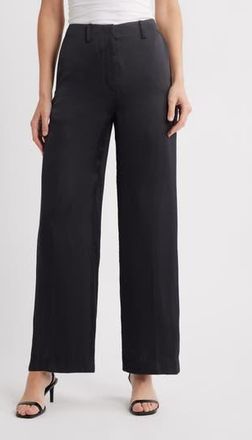 Theory Clean Waist Straight Leg Pants in Black at Nordstrom Rack, Size 16