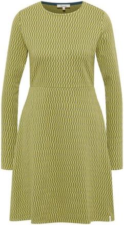 Tranquillo Gestricktes Swing-Kleid im Retro-Look Kleid für Damen | oliv