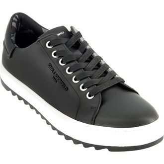 Karl Lagerfeld Leather Low Top Sneaker in Black at Nordstrom Rack, Size 10.5
