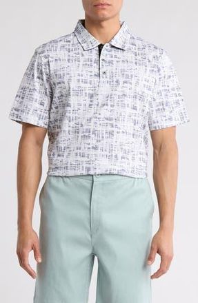Bugatchi Hendrix Pima Cotton Polo in Cement at Nordstrom Rack, Size Xx-Large
