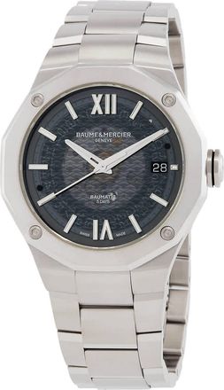 Baume & Mercier Riviera Automatic Chronometer Black Dial Mens Watch M0A10702