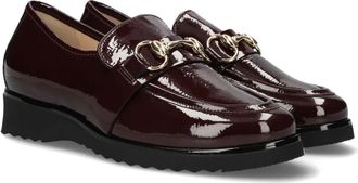 Hassia Sevilla Loafer - Dames - Schoenen - Rood - Maat: 40 EU Leer