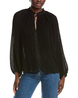 Maje Plisse Shirt