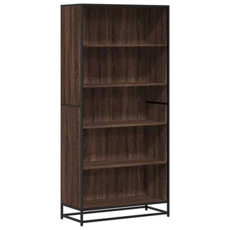 Berkfield Home Bookcase Brown Oak 80.5x35x170.5 cm Engineered Wood