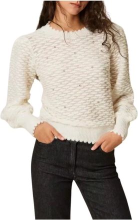 Twinset Maglia Actitude Revive - - Knitwear - Donna - Beige - S
