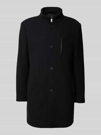 Roy Robson Mantel mit Stehkragen in Black, Gr&ouml;&szlig;e 48