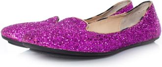 Roberto Cavalli Pre-owned Womens Glitter loafers - Pink - Size EU 39
