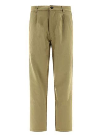 GR10K Broek met geplooide voorkant - Bruin