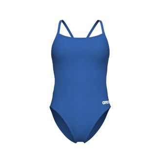 Arena Badeanzug ARENA WOMENS TEAM SWIMSUIT CHALLENGE SOLID, Damen, Gr. 36, N-Gr, royal, wei&szlig;, Obermaterial: 100% Polyester, Badeanz&uuml;ge Badeanzug, arena Perf